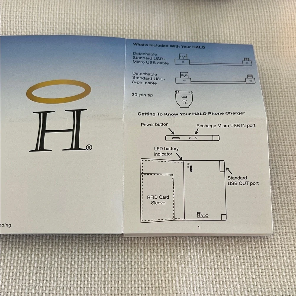 Halo elegant charger